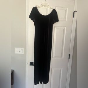 Vintage Laura Ashley Velvet Maxi Dress